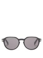 Matchesfashion.com Dior - Diorblacksuit Round Acetate Sunglasses - Mens - Black