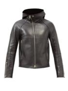 Tom Ford - Raglan-sleeve Leather Jacket - Mens - Black