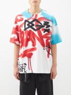 Dolce & Gabbana - Graffiti-print Cotton-jersey T-shirt - Mens - White Multi