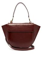 Matchesfashion.com Wandler - Hortensia Medium Leather Shoulder Bag - Womens - Burgundy