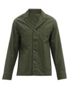 Matchesfashion.com Officine Gnrale - Benjamin Single-breasted Cotton-canvas Suit Jacket - Mens - Khaki