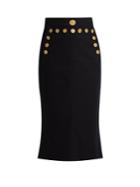 Dolce & Gabbana High-rise Stretch-cotton Pencil Skirt