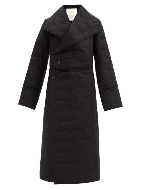 Toogood - The Tinsmith Quilted Cotton Coat - Womens - Black