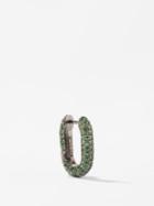 Selim Mouzannar - Link Tsavorite & Sterling-silver Single Earring - Womens - Green Silver