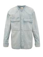 Matchesfashion.com Fear Of God - Faded Denim Shirt - Mens - Light Blue
