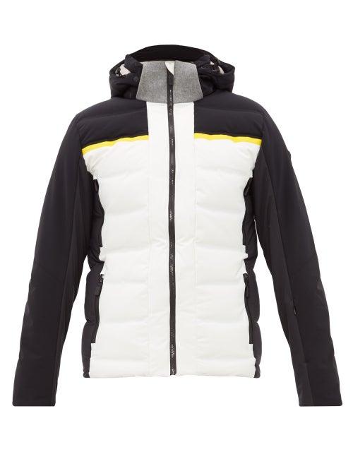 Matchesfashion.com Capranea - Avaloq Hooded Quilted Down Ski Jacket - Mens - White Multi
