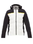 Matchesfashion.com Capranea - Avaloq Hooded Quilted Down Ski Jacket - Mens - White Multi