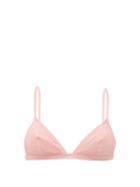 Matchesfashion.com Dodo Bar Or - Salina Seersucker Triangle Bikini Top - Womens - Pink