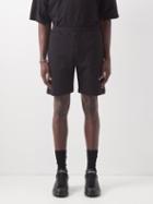 Alexander Mcqueen - Logo-embroidered Cotton-jersey Shorts - Mens - Black
