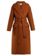 Matchesfashion.com Loewe - X Charles Rennie Mackintosh Mohair Blend Coat - Womens - Brown
