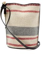 Loewe Gate Contrast-panel Leather Bucket Bag