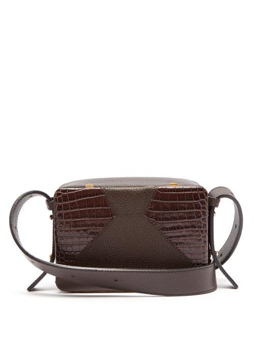 Matchesfashion.com Lutz Morris - Maya Grained Leather Cross Body Bag - Womens - Brown