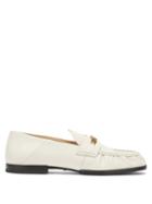 Matchesfashion.com Tod's - Collapsible-heel Leather Loafers - Womens - White Gold