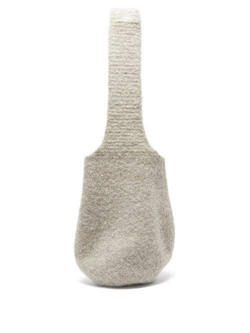 Matchesfashion.com Lauren Manoogian - Calabaza Felted-crochet Tote Bag - Womens - Grey