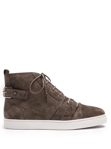 Christian Louboutin Nono High-top Suede Trainers