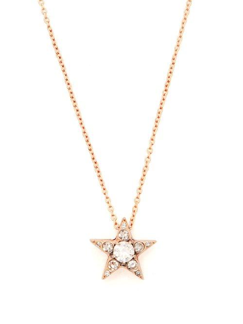 Matchesfashion.com Selim Mouzannar - Istanbul 18kt Rose Gold & Diamond Necklace - Womens - Diamond