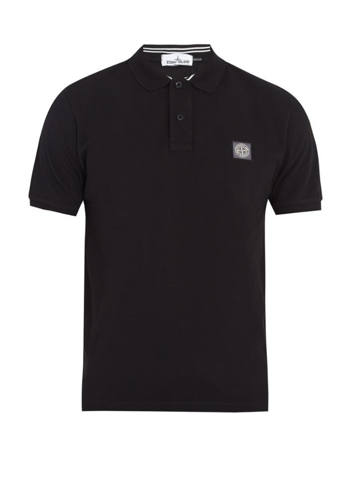 Stone Island Cotton-piqu Polo Shirt