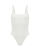 Matchesfashion.com Matteau - The Nineties Scoop-back Swimsuit - Womens - White