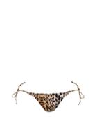 Matchesfashion.com Reina Olga - Love Triangle Leopard Print Bikini Briefs - Womens - Leopard