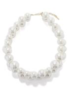 Completedworks - Shell Pearl & 14kt Gold-plated Necklace - Womens - Pearl