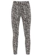 Matchesfashion.com Moncler Grenoble - Logo Jacquard Leggings - Womens - Black White