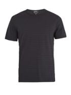 A.p.c. Winston Striped Cotton And Cashmere-blend T-shirt