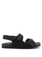 Matchesfashion.com By Walid - Felix Beaded Canvas Sandals - Mens - Black