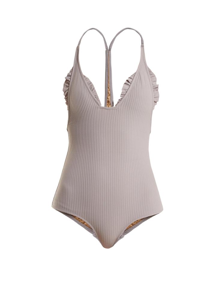 Made By Dawn Traveler Ruffle-trimmed Swimsuit