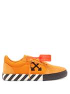 Matchesfashion.com Off-white - Vulcanised Low Top Suede Trainers - Mens - Orange Multi