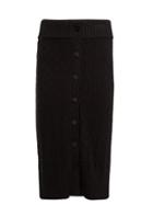 Matchesfashion.com Altuzarra - Valentina Cotton Blend Pencil Skirt - Womens - Black
