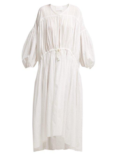Matchesfashion.com Love Binetti - A Fun Fun Cotton Dress - Womens - White
