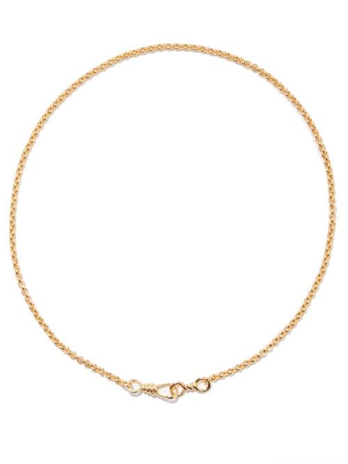 Otiumberg - Locked 14kt Gold Vermeil Chain Necklace - Womens - Yellow Gold