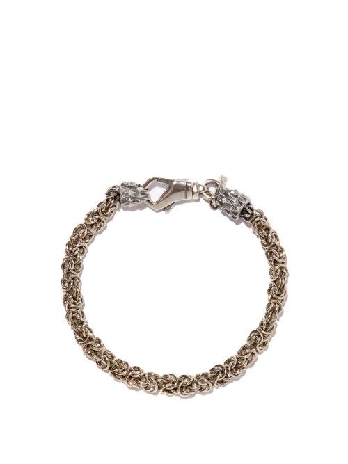 Emanuele Bicocchi - Byzantine Sterling-silver Chain Bracelet - Mens - Silver