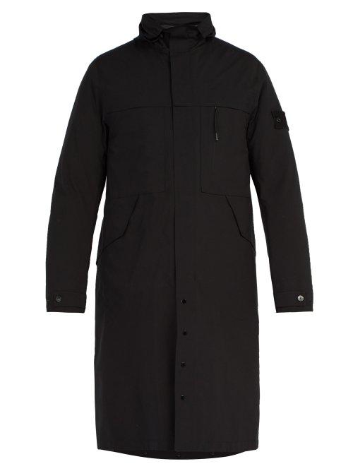 Matchesfashion.com Stone Island - Ghost Hooded Technical Parka - Mens - Black