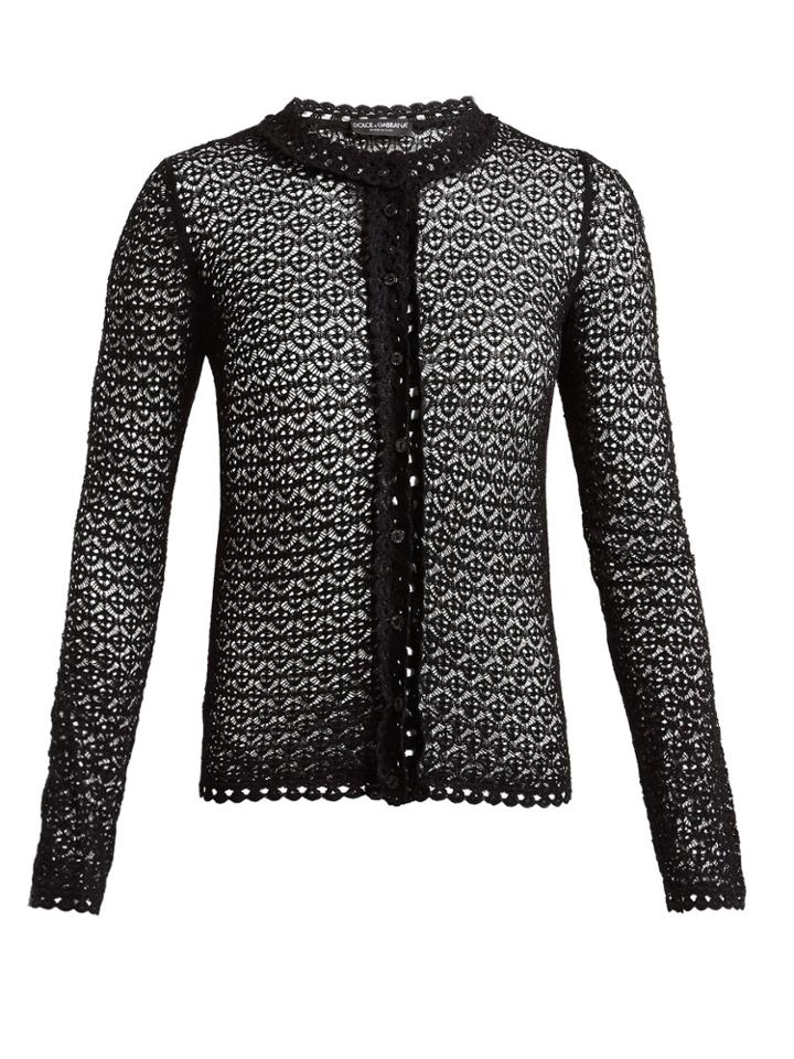 Dolce & Gabbana Crochet-lace Cardigan