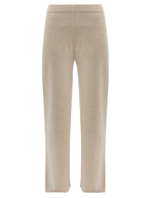 Matchesfashion.com Max Mara Leisure - Sofocle Trousers - Womens - Beige