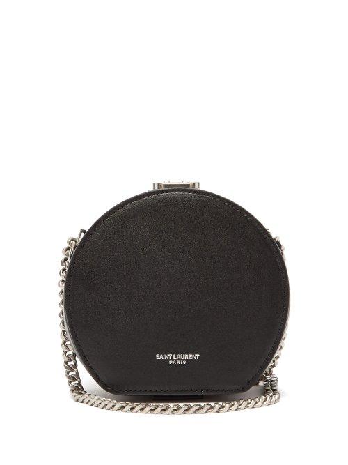 Matchesfashion.com Saint Laurent - Mica Mini Leather Cross Body Bag - Womens - Black