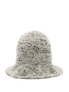 Matchesfashion.com Reinhard Plank Hats - Elongated Wool Bucket Hat - Womens - Black And White