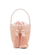 Matchesfashion.com Cesta Collective - Party Pail Woven Sisal Bucket Bag - Womens - Light Pink