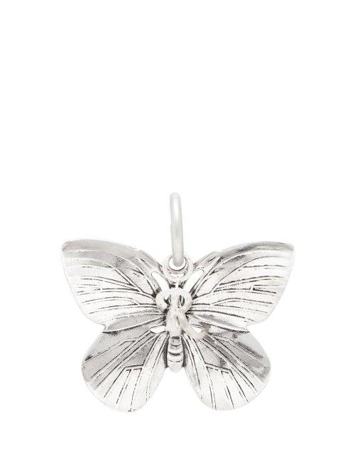 Matchesfashion.com Raf Simons - Butterfly Charm - Womens - Silver