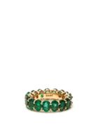 Matchesfashion.com Shay - Eternity Emerald & 18kt Gold Ring - Womens - Green Gold
