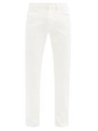 Matchesfashion.com Gabriela Hearst - Anthony Mid-rise Slim-leg Jeans - Mens - Cream