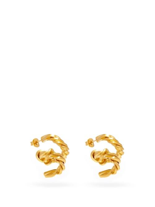 Matchesfashion.com Completedworks - Spiral 14kt Gold-vermeil Earrings - Womens - Yellow Gold