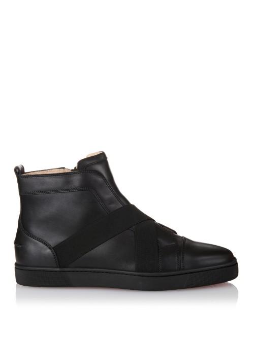 Christian Louboutin Sneak Leather High-top Trainers