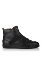 Christian Louboutin Sneak Leather High-top Trainers