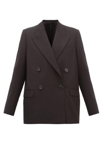 Matchesfashion.com Acne Studios - Janny Double-breasted Canvas Jacket - Womens - Black