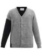 Matchesfashion.com Noma T.d. - Two-tone Mohair-blend Cardigan - Mens - Grey