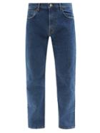 Mens Rtw Jeanerica Jeans & Co. - Tm005 Organic Cotton-blend Tapered-leg Jeans - Mens - Dark Blue