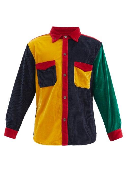 Matchesfashion.com Wales Bonner - Notting Hill Cotton-corduroy Shirt - Mens - Multi