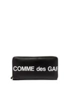 Matchesfashion.com Comme Des Garons Wallet - Logo-print Leather Wallet - Mens - Black